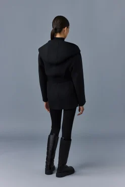 AZRA Double-face wool wrap coat