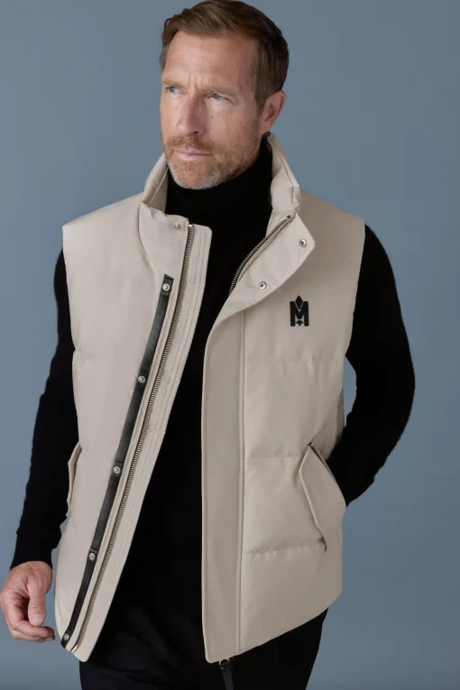 JOSEPH Nordic Tech down vest with funnel collar