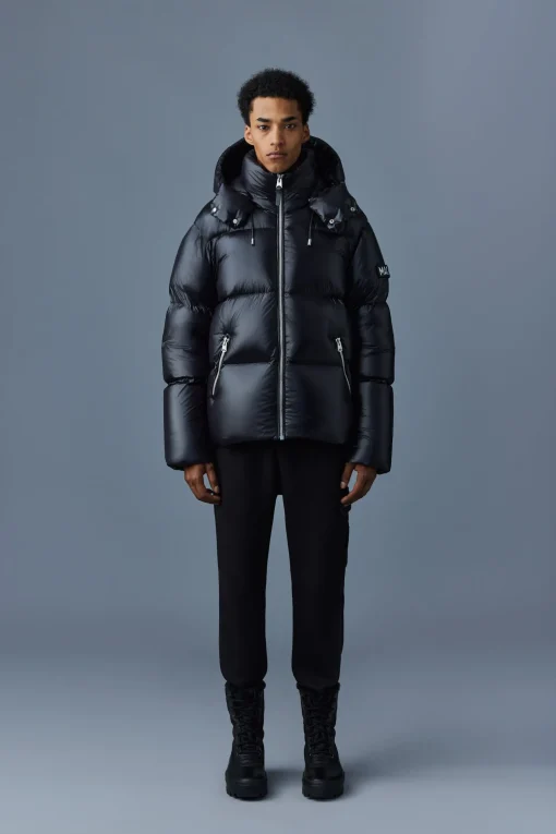 KENT-Z lustrous down jacket with hood