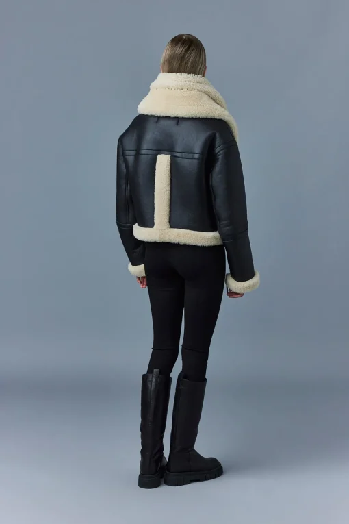 PENELOPA Sheepskin jacket with double collar