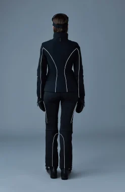 SANDRA Smocked detailed technical ski jacket