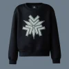 SAWYER-TSF Double-face jersey snowflake sweater for toddlers (2-6 years)
